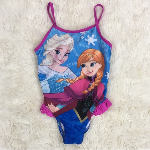 Disney Other - Disney Frozen One Piece Swimsuit Size 4T